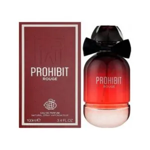 Prohibit Rouge, FRAGRANCE WORLD EDP, D-86