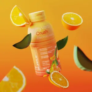 Chogan MYVERA CRUSH Electrolytes + – хранителна добавка с подсладители в бутилки от 285 мл (опаковка от 12) - 3420 мл