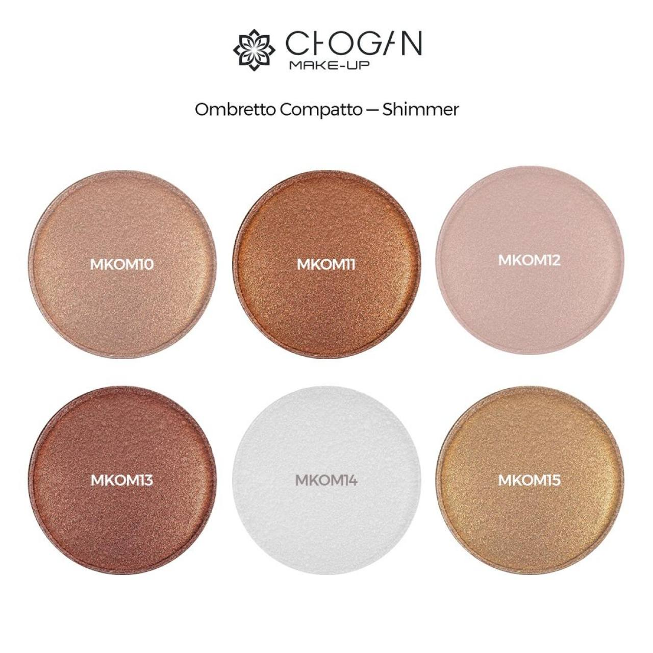 Chogan Пресована сенка с шимер – METALLIC ROSE 3,5 г