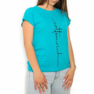 Chogan Тениска Cotton-Rich Basic Смарагд – класическа